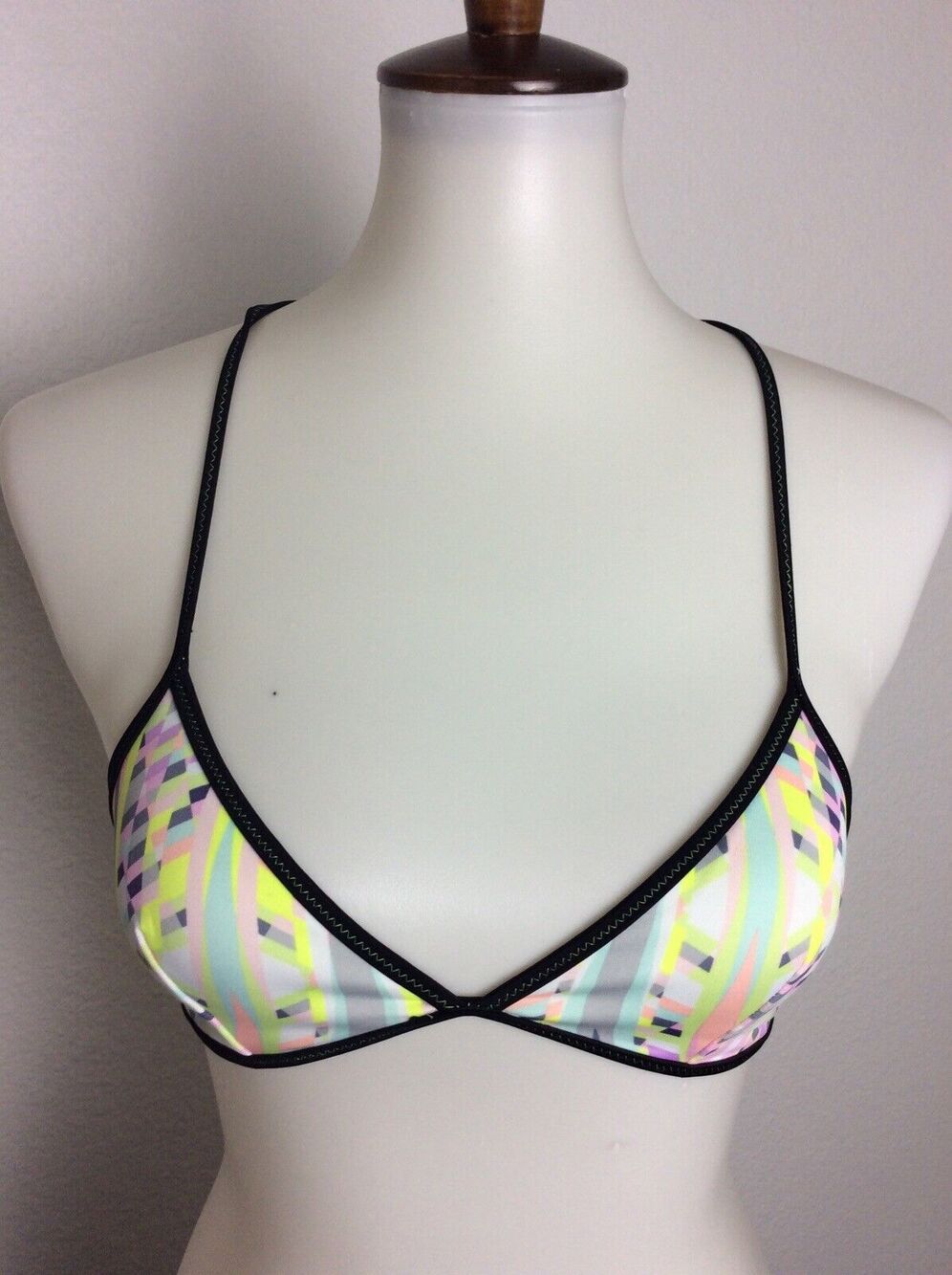 Victoria's Secret Swim Bikini‎ Top Print Triangle Padded Swimwear